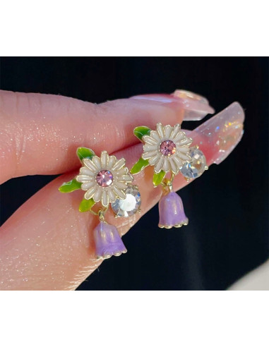 Kolczyki KWIAT KWIATY nie uczulające Lolita...