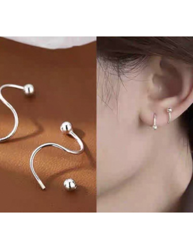 Kolczyki ZŁOTA  NAUSZNICA STAL CHIRURGICZNA...