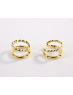 FAKE KOLCZYK ZŁOTA  NAUSZNICA STAL CHIRURGICZNA LOLITA...