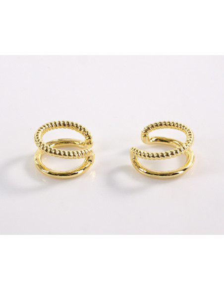 FAKE KOLCZYK ZŁOTA  NAUSZNICA STAL CHIRURGICZNA LOLITA AKCESORIA  2 SZTUKI