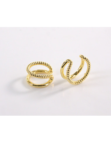 FAKE KOLCZYK ZŁOTA  NAUSZNICA STAL CHIRURGICZNA...