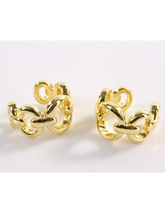 FAKE KOLCZYK ZŁOTA  NAUSZNICA STAL CHIRURGICZNA LOLITA... 2