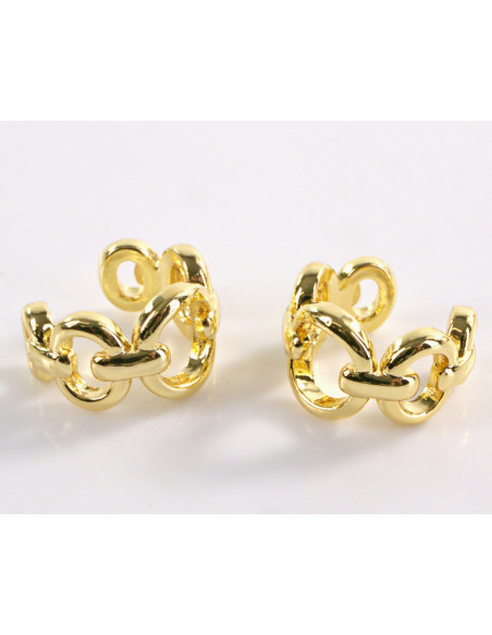 FAKE KOLCZYK ZŁOTA  NAUSZNICA STAL CHIRURGICZNA LOLITA AKCESORIA  2 SZTUKI