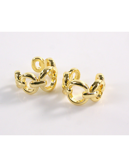 FAKE KOLCZYK ZŁOTA  NAUSZNICA STAL CHIRURGICZNA LOLITA AKCESORIA  2 SZTUKI