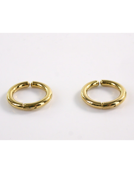 FAKE KOLCZYK ZŁOTA NAUSZNICA STAL CHIRURGICZNA LOLITA AKCESORIA  1,2 CM