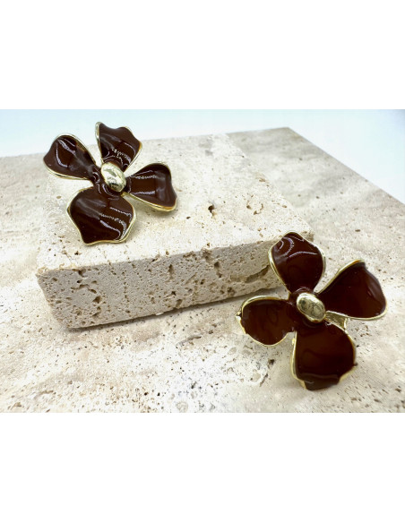 Kolczyki KWIAT KWIATY nie uczulające Lolita Accessories srebrny sztyft 925