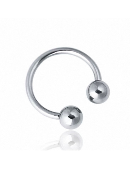 Kolczyki NOS WARGA SREBREN STAL CHIRURGICZNA LOLITA AKCESORIA 0,6 CM 2 SZT.