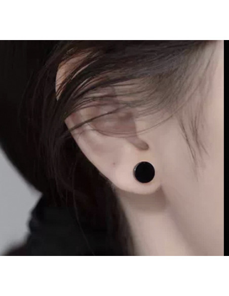Kolczyki KROPKI NA MAGNES STAL CHIRURGICZNA LOLITA AKCESORIA 2 SZT. 1 cm