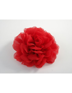 KWIAT Z MATERIAŁU RÓŻA BROSZKA PRZYPINKA LOLITA AKCESORIA...