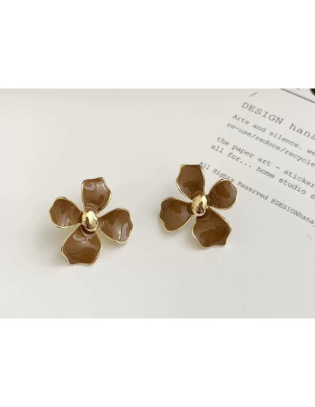 Kolczyki KWIAT KWIATY nie uczulające Lolita Accessories srebrny sztyft 925