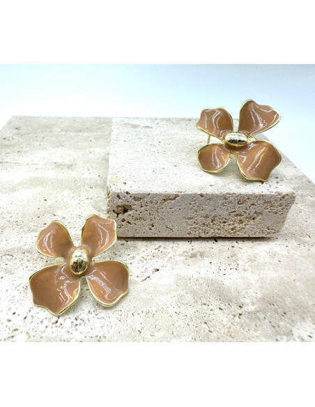 Kolczyki KWIAT KWIATY nie uczulające Lolita Accessories srebrny sztyft 925