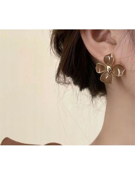 Kolczyki KWIAT KWIATY nie uczulające Lolita Accessories srebrny sztyft 925