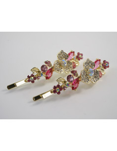 Wsuwka do włosów KWIATKI CYRKONIE 2 szt. Lolita Akcesoria... 2