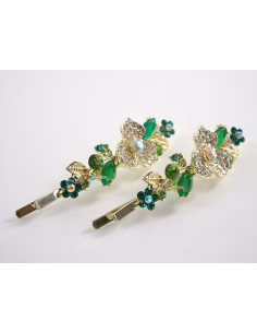 Wsuwka do włosów KWIATKI CYRKONIE 2 szt. Lolita Akcesoria... 2