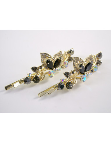 Wsuwka do włosów MOTYLE CYRKONIE 2 szt. Lolita...