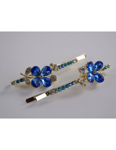 Wsuwka do włosów KONICZYNA z kryształkami 2 szt. Lolita... 2