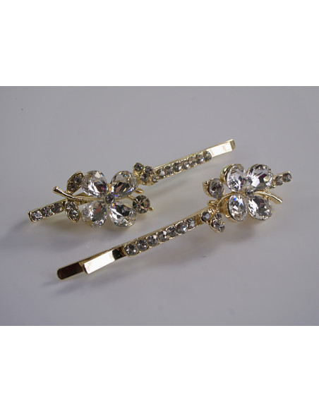 Wsuwka do włosów KONICZYNA z kryształkami 2 szt. Lolita Akcesori CRYSTAL