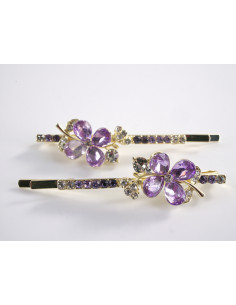 Wsuwka do włosów KONICZYNA z kryształkami 2 szt. Lolita...