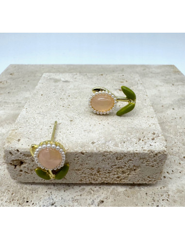 Kolczyki TULIPANY nie uczulające Lolita...