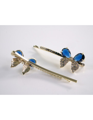 Wsuwka do włosów MOTYLEK z kryształkami 2 szt....