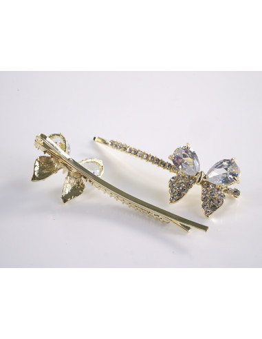 Wsuwka do włosów MOTYLEK z kryształkami 2 szt....