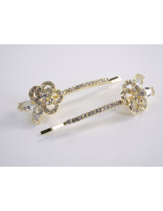 Wsuwka do włosów RÓŻYCZKI z kryształkami 2 szt. Lolita... 2