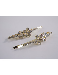 Wsuwka do włosów KWIATEK z kryształkami 2 szt. Lolita... 2