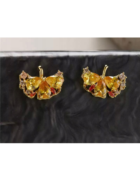 Kolczyki KRYSZTAŁKI nie uczulające Lolita Accessories srebrny sztyft 925