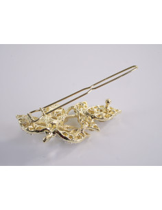 SPINKA  do włosów LIŚĆ LISTEK Z KRYSZTAŁKAMI  Lolita... 2