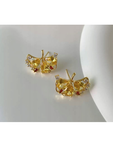 Kolczyki KRYSZTAŁKI nie uczulające Lolita Accessories srebrny sztyft 925