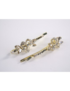 Wsuwka do włosów  KWIATKI z kryształkami 2 szt. Lolita... 2