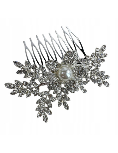 Grzebień GRZEBYK wsuwany do włosów ozdobny kamienie Lolita Accessories