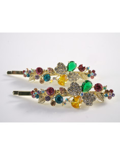 Wsuwka do włosów KONICZYNKA z kryształkami 2 szt. Lolita...