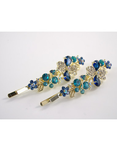 Wsuwka do włosów KONICZYNKA z kryształkami 2...