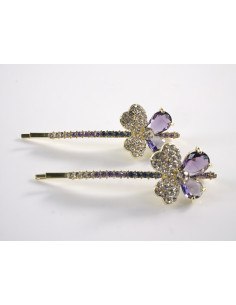 Wsuwka do włosów KONICZYNKA z kryształkami 2 szt Lolita...