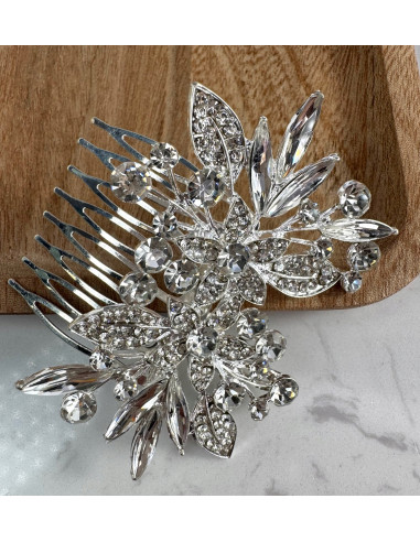 Grzebień wsuwany do włosów ozdobny kamienie...