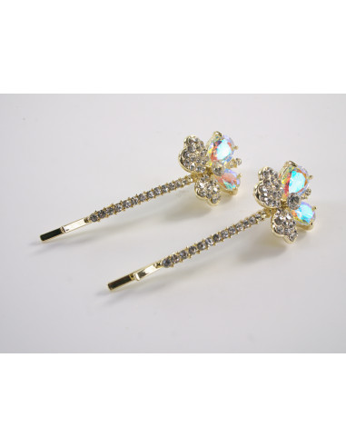 Wsuwka do włosów KONICZYNKA z kryształkami 2...