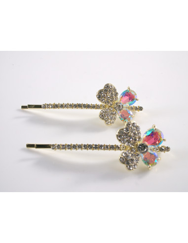 Wsuwka do włosów KONICZYNKA z kryształkami 2...