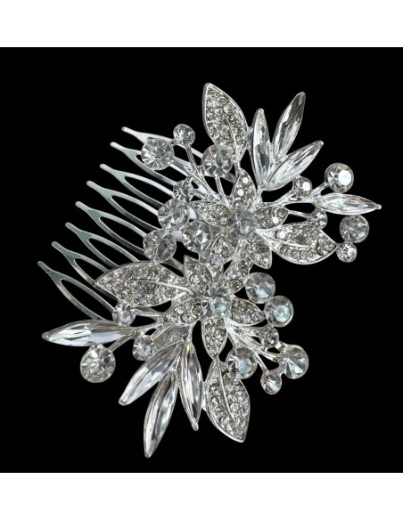 Grzebień wsuwany do włosów ozdobny kamienie Lolita Accessories