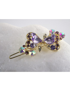 SPINKA  do włosów KOKARDKI Z KRYSZTAŁKAMI  Lolita... 2