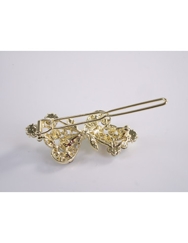 SPINKA  do włosów KOKARDKI Z KRYSZTAŁKAMI...