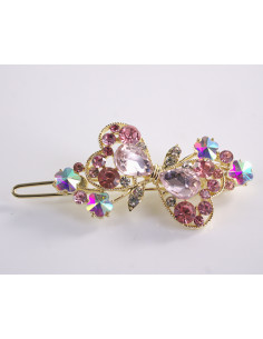 SPINKA  do włosów KOKARDKI Z KRYSZTAŁKAMI  Lolita...