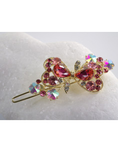 SPINKA  do włosów KOKARDKI Z KRYSZTAŁKAMI  Lolita... 2