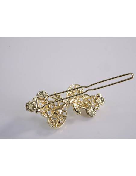 SPINKA  do włosów KOKARDKI Z KRYSZTAŁKAMI  Lolita Akcesoria CRYSTAL AB