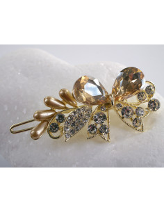 SPINKA  do włosów KOKARDKI Z KRYSZTAŁKAMI  Lolita... 2