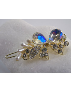 SPINKA  do włosów KOKARDKI Z KRYSZTAŁKAMI  Lolita... 2