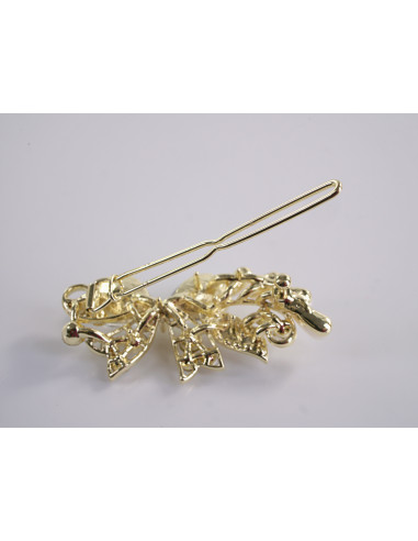 SPINKA  do włosów KOKARDKI Z KRYSZTAŁKAMI...