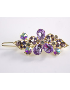 SPINKA  do włosów KWIATUSZKI Z KRYSZTAŁKAMI  Lolita...