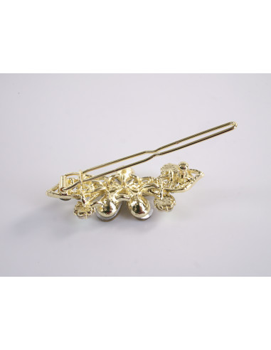 SPINKA  do włosów KWIATUSZKI Z KRYSZTAŁKAMI...