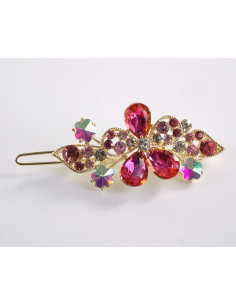 SPINKA  do włosów KWIATKI Z KRYSZTAŁKAMI  Lolita...